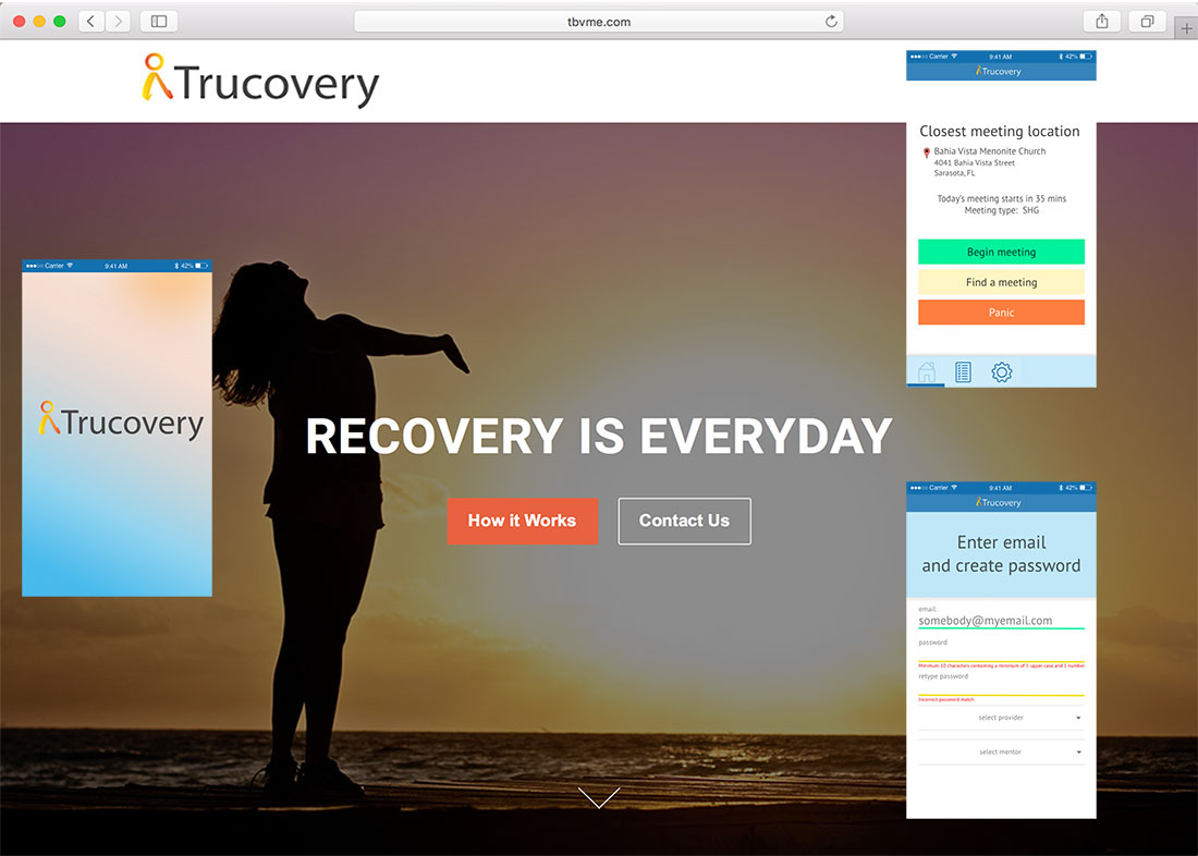 Trucovery - Platform architecture with responsive and native mobile apps